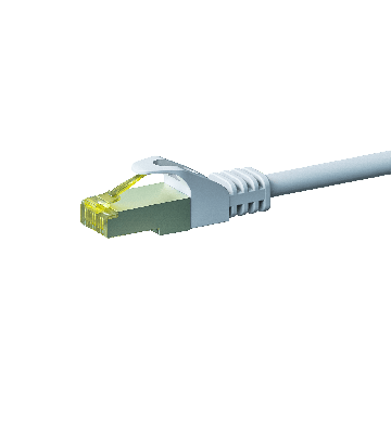 Cable de conexión Cat7 S/FTP (PIMF) de 50 m, color blanco