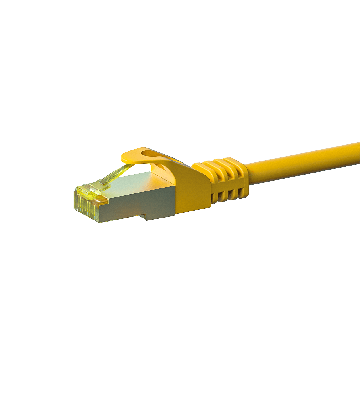 Cable de conexión Cat7 S/FTP (PIMF) de 3 m, color amarillo