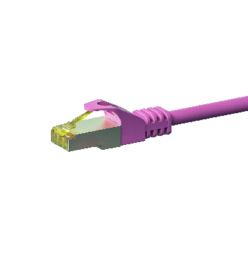 Cable de conexión Cat7 S/FTP (PIMF) de 1,50 m, color rosa