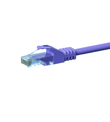 Cable de conexión UTP CAT5e de 10 m, color morado - CCA
