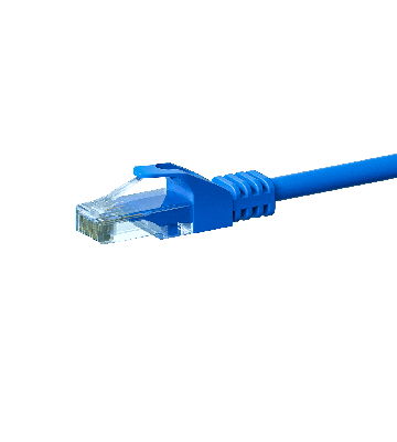 Cable de conexión UTP CAT6 de 0,50 m, azul - CCA