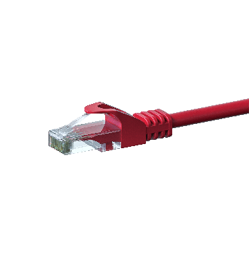 Cable de conexión UTP CAT6 de 20 m, rojo - CCA