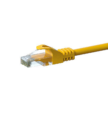 Cable de conexión UTP CAT6 de 1,50 m, color amarillo - CCA