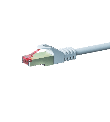Cable de conexión CAT6 S/FTP (PIMF) de 50 m, color blanco 