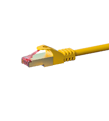 Cable de conexión CAT6 S/FTP (PIMF) de 20 m, color amarillo 