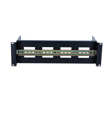 Carril DIN 3U para racks de 19 pulgadas - profundidad ajustable