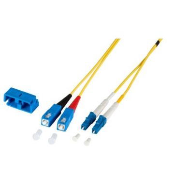 Cable de fibra óptica dúplex OS2 LC-SC de 10 m