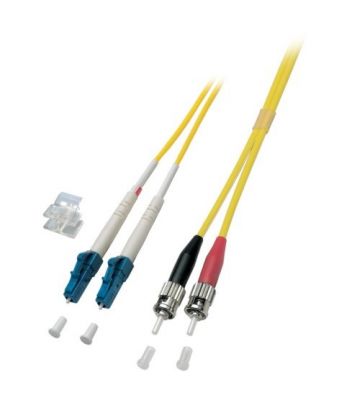 Cable de fibra óptica dúplex OS2 LC-ST de 2 m