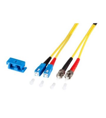 Cable de fibra óptica dúplex OS2 SC-ST de 20 m