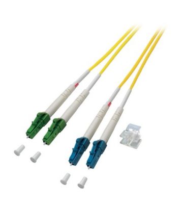Cable de fibra óptica dúplex OS2 LC/APC-LC de 7,50 m