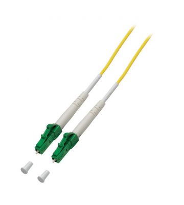 Cable de fibra óptica simplex OS2 LC/APC-LC/APC de 1 m