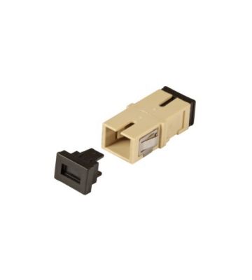 Acoplamiento Keystone multimodo SC-SC simplex beige