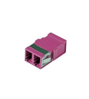 Acoplamiento multimodo tipo Keystone dúplex LC-LC morado