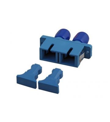 Acoplamiento monomodo SC-ST dúplex azul