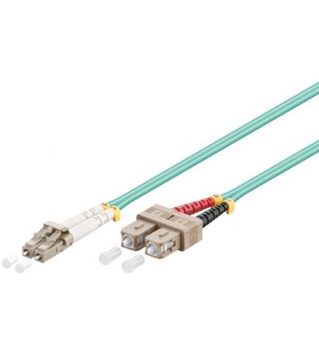 Cable de fibra óptica LC-SC OM3 de 15 m