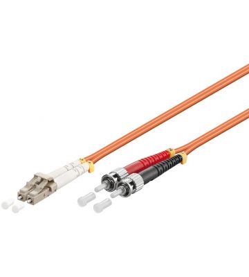 Cable de fibra óptica LC-ST OM2 de 20 m