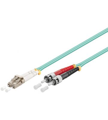 Cable de fibra óptica LC-ST OM3 de 1 m