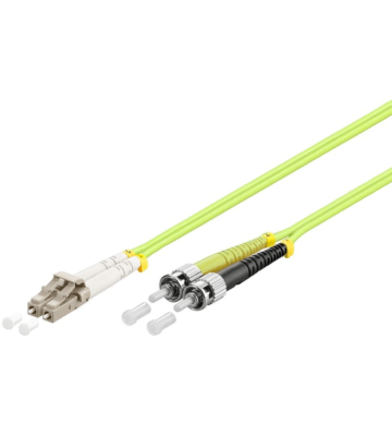 Cable de fibra óptica LC-ST OM5 (optimizado para láser) de 7,5 m