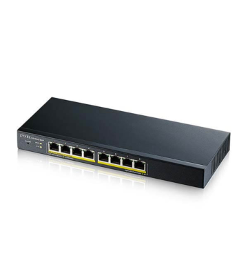 Switch PoE+ gestionado inteligente Zyxel GS1900 de 8 puertos