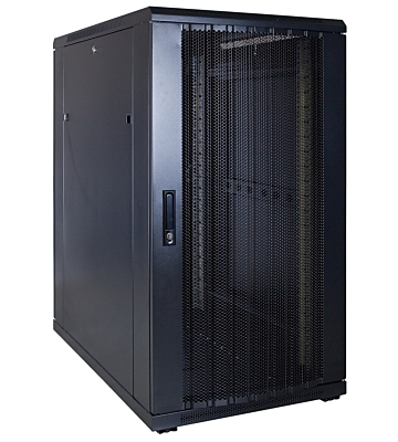 Armario para servidores de 22U con puerta perforada de 600x1200x1200 mm (ancho x profundidad x alto)