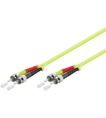 Cable de fibra óptica ST-ST OM5 (optimizado para láser) de 2 m