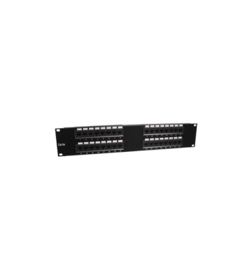 Panel de conexión UTP de 19 pulgadas y 2U con 32 conectores RJ45 Cat 5e.