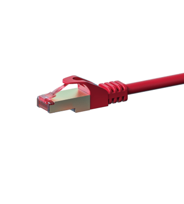 Cable de conexión CAT6 S/FTP (PIMF) de 5 m, color rojo 
