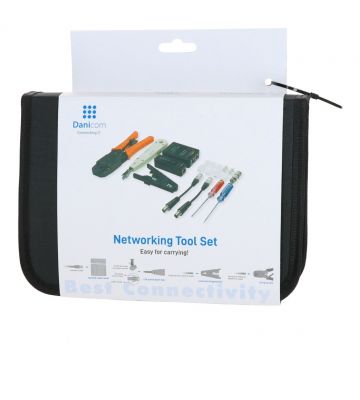 Kit de herramientas de red Danicom profesional en maletín de transporte