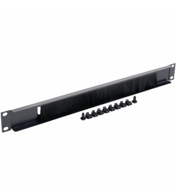 Panel de entrada de cables cepillado de 19 pulgadas - 1U