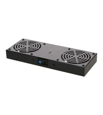 Paquete de ventiladores con 2 ventiladores y termostato, apto para armarios de pared.