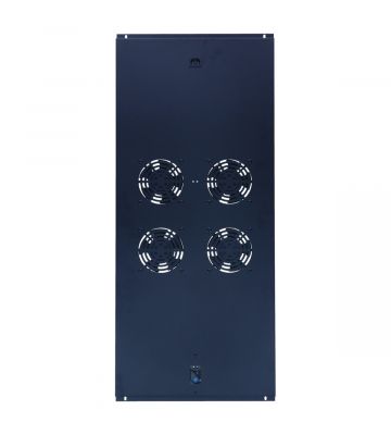 Paquete de ventiladores con 4 ventiladores y termostato, apto para armarios de servidores de 1200 mm de profundidad.