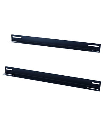 Pack de 2 perfiles en L aptos para armarios de servidores de 600 mm de profundidad.