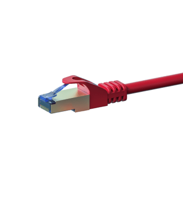 Cable de conexión CAT6a S/FTP (PIMF) de 2 m, color rojo