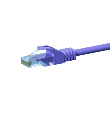 Cable de conexión UTP CAT5e de 2 m, color morado - CCA