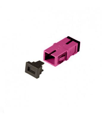 Acoplamiento multimodo tipo Keystone SC-SC simplex morado