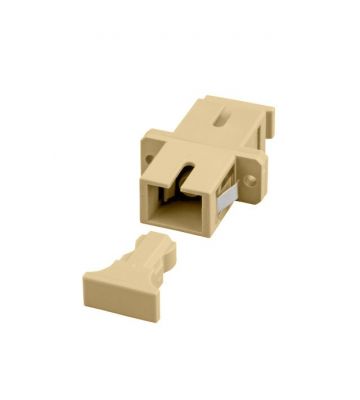 Acoplamiento multimodo SC-SC simplex beige