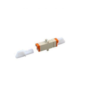 Acoplamiento multimodo E2000-E2000 simplex beige