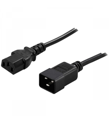 Cable de alimentación C13 a C20 de 1,80 m, color negro
