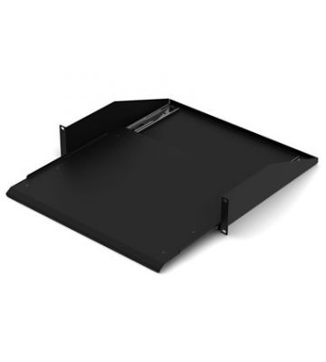 Estante extensible para servidores y armarios de pared con una profundidad mínima de 600 mm. 