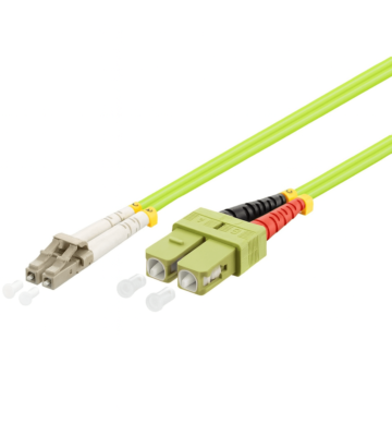 Cable de fibra óptica LC-SC OM5 (optimizado para láser) de 20 m