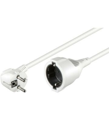 Cable de extensión Schuko de 3 m, blanco