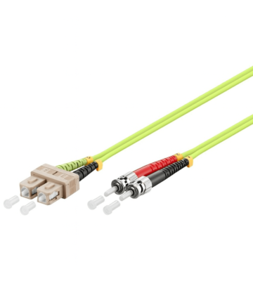 Cable de fibra óptica SC-ST OM5 (optimizado para láser) de 3 m
