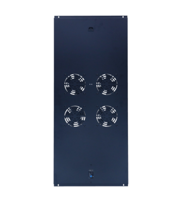 Paquete de ventiladores con 4 ventiladores y termostato adecuado para armarios de servidores de pie con una profundidad de 1200 mm
