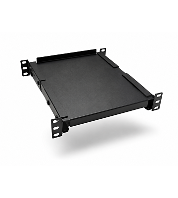 Estante ajustable de 10 pulgadas para armarios de servidores de 10 pulgadas con una profundidad de 450 mm - 1U