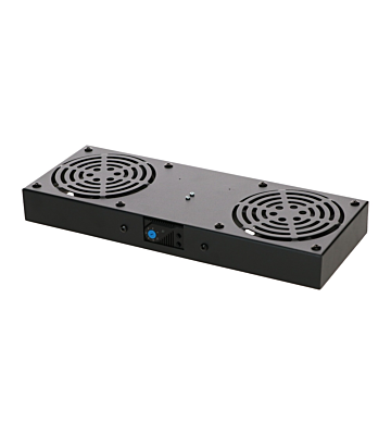 Paquete de ventiladores con 2 ventiladores y termostato, apto para armarios de pared.