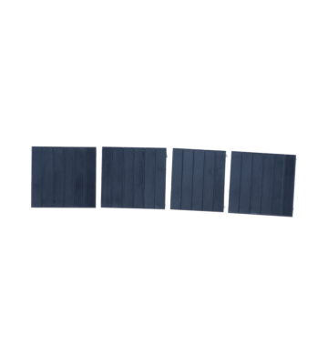 Tapas embellecedoras para caja de interruptores de carril DIN 3U, juego de 4
