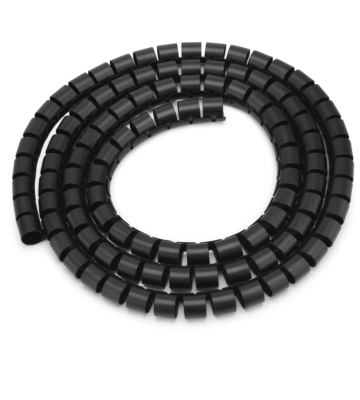 Brida espiral organizadora de cables de 20 m – Gestión de cables de plástico