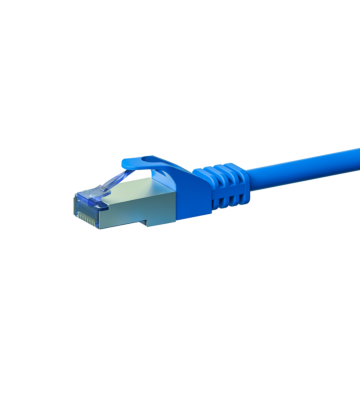 Cable de conexión CAT6a S/FTP (PIMF) de 0,50 m, color azul