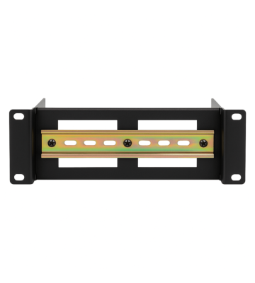 Carril DIN 2U para racks de 10 pulgadas - profundidad ajustable