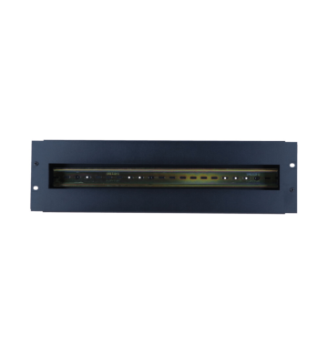 Carril para caja de interruptores DIN 3U para racks de 19 pulgadas
